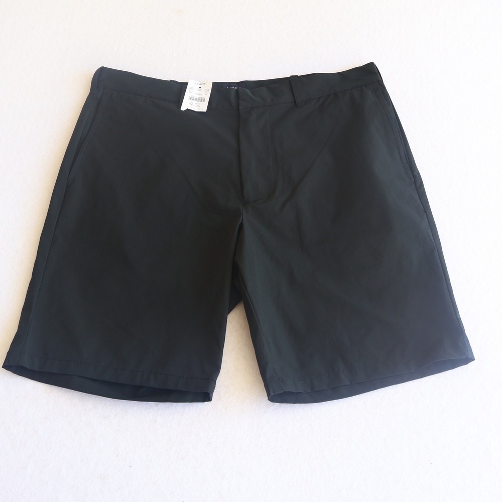 J.Crew Men's Black Stretch Performance 9" Inseam Shorts Size 33